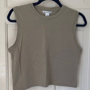 Athleta Women's Beige Muscle Tee